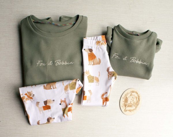 Children's Embroidered Waffle Sweatshirt - Image 18