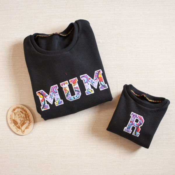 Womens' Varsity Embroidered Waffle Sweater