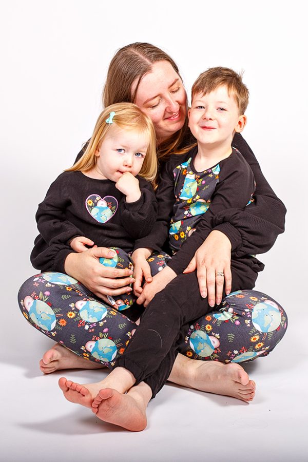 Children's Long Sleeve Raglan T Shirt (Printed Body) - Image 2