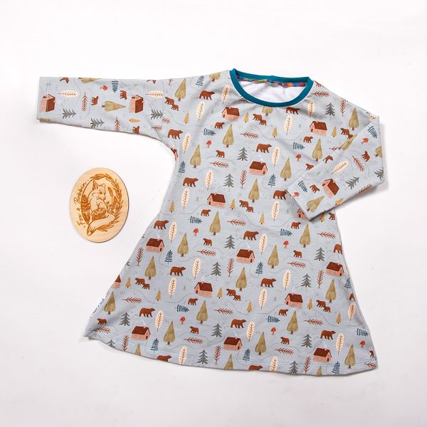 Children's Long Sleeve Tunic Dress (All Over Print)