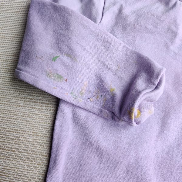 PRE-LOVED; RE-LOVED Age 1 Long Sleeve T Shirt PLAYWEAR Lilac (light) - Image 3