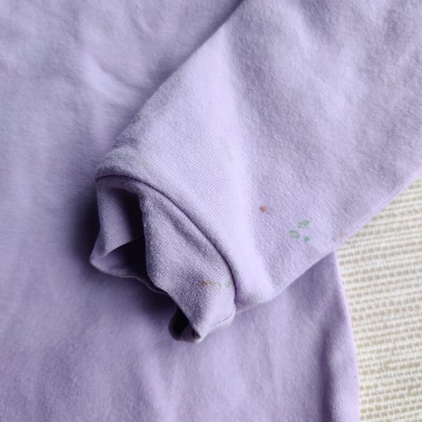 PRE-LOVED; RE-LOVED Age 1 Long Sleeve T Shirt PLAYWEAR Lilac (light) - Image 4