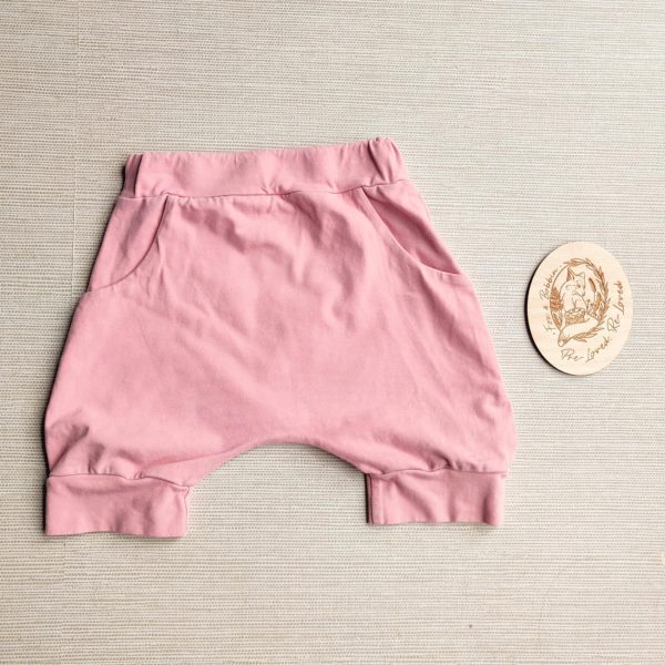 PRE-LOVED; RE-LOVED Age 1 Slim Fit Harem Shorts EUC Dusty Pink