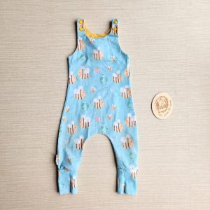 PRE-LOVED; RE-LOVED Age 3-6m GWM Romper GUC No Planet Bee/Yellow