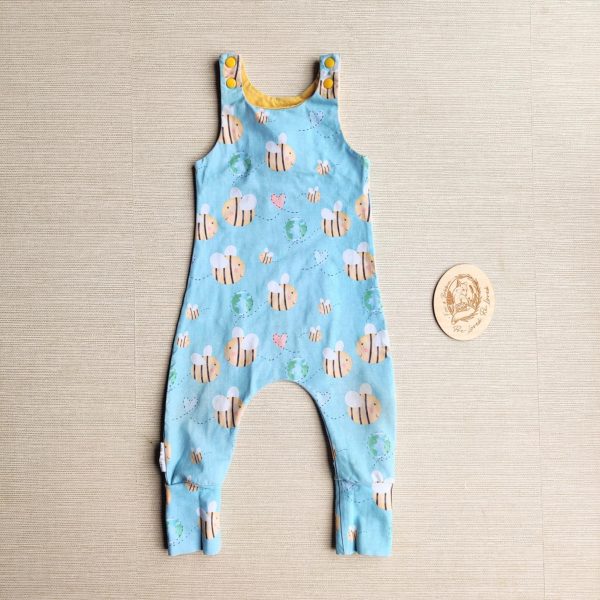 PRE-LOVED; RE-LOVED Age 3-6m GWM Romper GUC No Planet Bee/Yellow