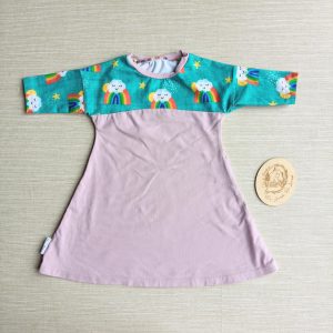 PRE-LOVED; RE-LOVED Age 2 Tunic Dress (3/4 sleeves) EUC Every Cloud/Mauve