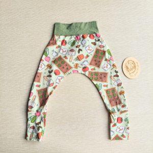 PRE-LOVED; RE-LOVED Age 1 Grow With Me Harems GUC MM Veggie Patch/Olive Green