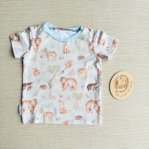 PRE-LOVED; RE-LOVED Age 2 T Shirt EUC Bluebell Wood/Baby Blue