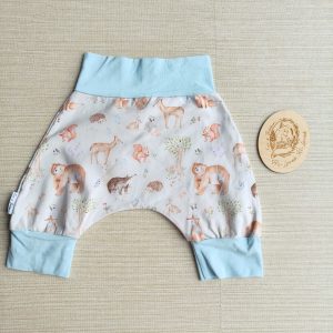 PRE-LOVED; RE-LOVED Age 2 Harem Shorts EUC Bluebell Wood/Baby Blue