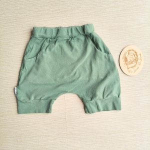 PRE-LOVED; RE-LOVED Age 2 Slim Fit Harem Shorts GUC Sage Green
