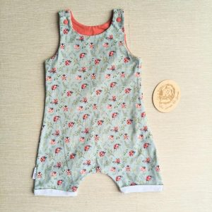 PRE-LOVED; RE-LOVED Age 3 Shorty Romper EUC Ladybugs/Red