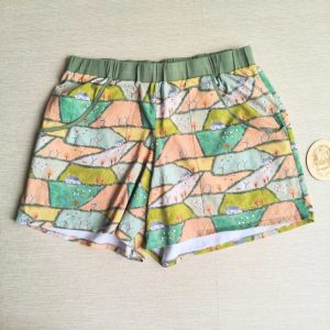 PRE-LOVED; RE-LOVED 4XL Baggy Shorts EUC MM Cornish Countryside/Olive